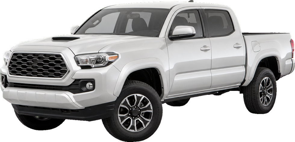 White Toyota Tacoma